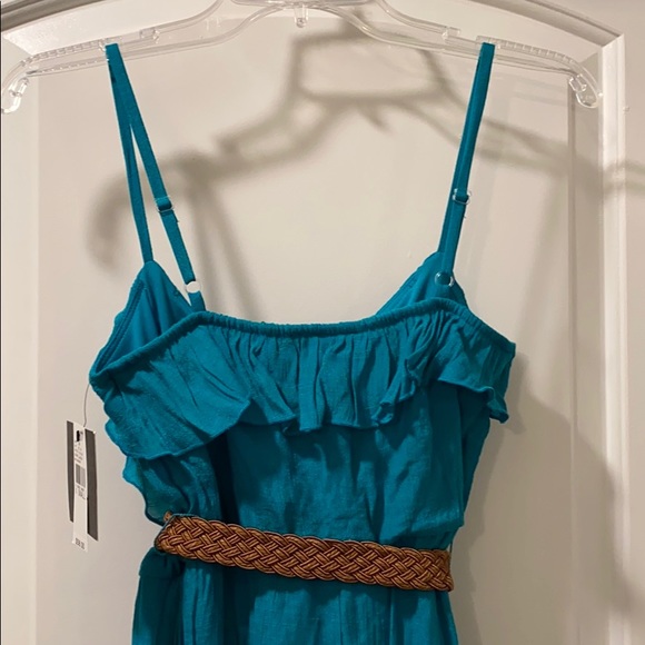 iZ Byer Hi-Low Lagoon Ruffle Adjustable StrapDress - Picture 10 of 12